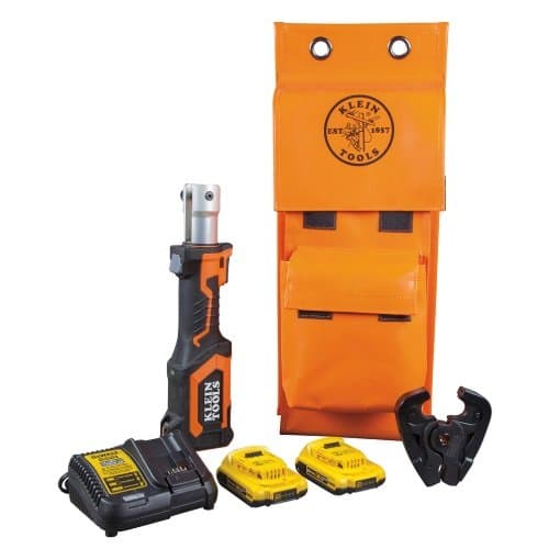 20V Battery Operated Cable Crimper w/ D3 Groove Jaw Kit