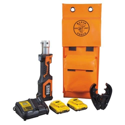 20V Battery Operated 7 Ton Cable Crimper Kit