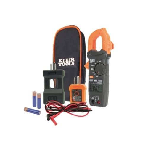 Klein Tools Clamp Meter Electrical Test Kit, 600V
