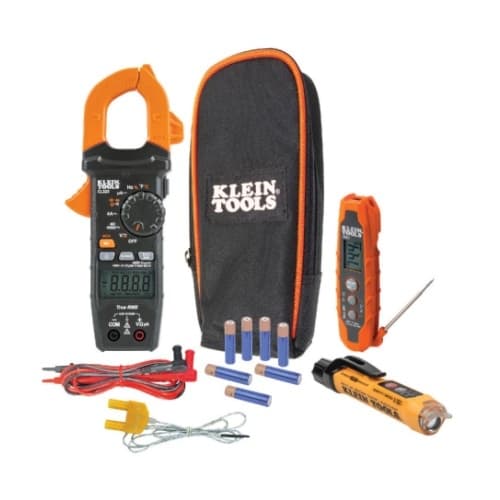 Klein Tools HVAC Kit w/ Non-Contact Testers, 12V to 1000V AC