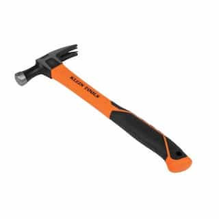 Klein Tools 15-in Straight-Claw Hammer, 18 oz Head