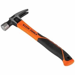 Klein Tools 13-In Straight-Claw Hammer, 20-Ounce Head
