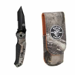Klein Tools Realtree Xtra Camo Pocket Knife and Pouch Combo