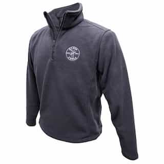 Klein Tools Port Authorty Fleece Pullover, Small, Gray
