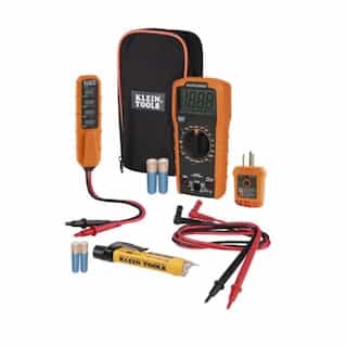 Klein Tools Digital Multimeter Electrical Non-Contact Test Kit, 600V AC/DC