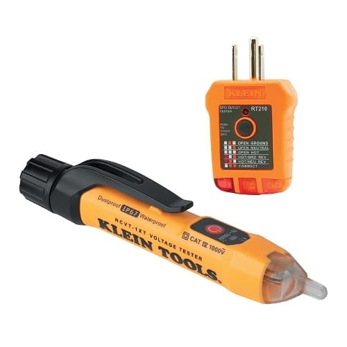 Klein Tools Non-Contact Voltage and GFCI Receptacle Premium Test Kit