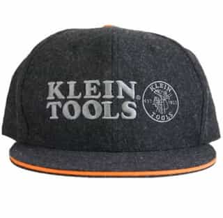 Klein Tools Mesh Flat Bill Cap, Gray/Orange