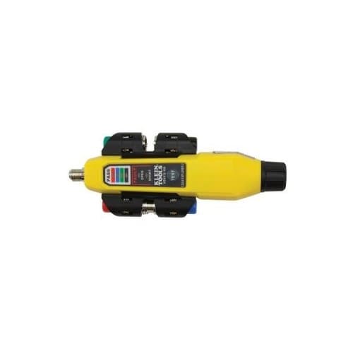 Klein Tools Yellow Simple Operation 2-Tester Coax Explorer with Remote Kit
