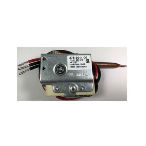 Built-In Thermostat for KBP Series Heaters, Single Pole, 3 Wire