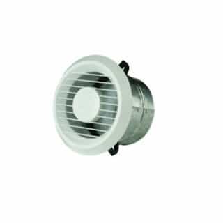 King Electric 6-in Ventilation Grill, Collar & Damper for External Mount Duct Fans
