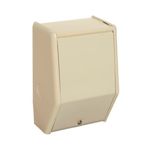 Baseboard Heater Relay Control Box w/ Single-Pole Thermostat, Almond