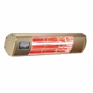 2000W Infrared Heater, 6824 BTU/H, 8.7A, 230V, Bronze