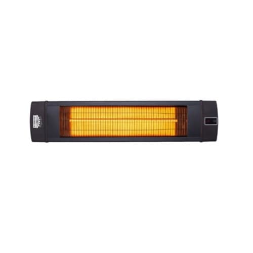 King Electric 1500W Infrared Radiant Heater, Up to 150 Sq Ft, 120V, Black