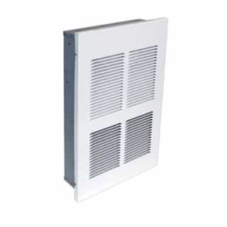4000W Multi-Watt Wall Heater w/ Thermostat, 185 CFM, 240V, White
