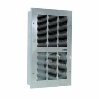 15500 BTU/H Hydronic Wall Heater w/ Fan Switch, Large, 120V, White