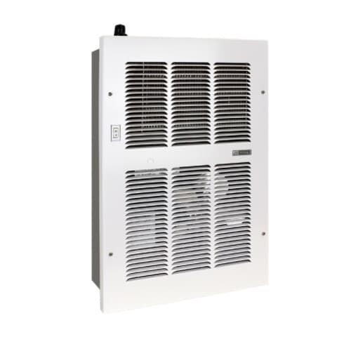 13500 BTU/H Hydronic Wall Heater w/ Aqua & Fan, Medium, 120V, White