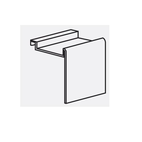King Electric 4-in Wall Trim for Sloped-Top Bottom Intake HSBT Series Draft Barrier