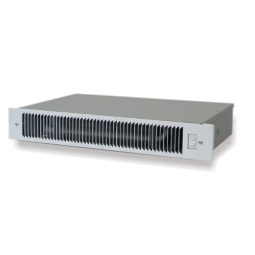 6600 BTU/H Hydronic Kickspace Heater w/ Fan Switch, 120V, White
