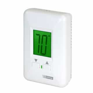 King Electric Electronic Non-Programmable Thermostat for Hydronic Heaters, 12.5 Amp, 120V, White