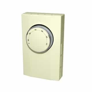 King Electric Faceplate for C-Dial Mechanical Double-Pole Thermostat, Almond