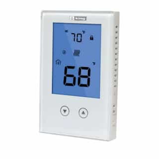 Electronic Non-Programmable Thermostat, Double Pole, 15 Amp, 120V or 208V/240V, White