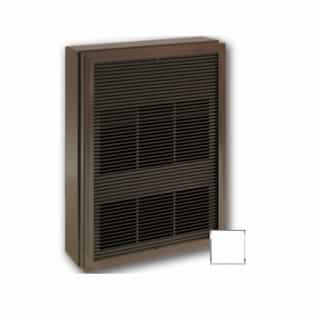 King Electric 3000W Architectural Wall Heater w/ T-STAT, 1 Ph, Single, 208V/240V, WHT