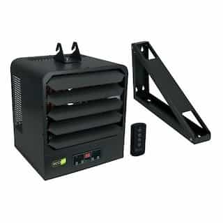 6kW Electronic Unit Heater w/ Remote & Bracket, 1-Ph, 500 CFM, 208V