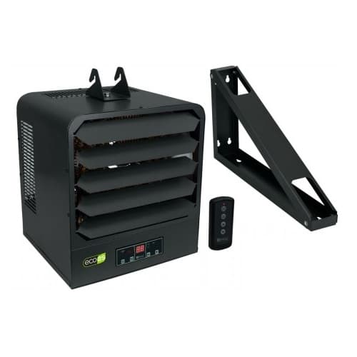 King Electric 6kW Electronic Unit Heater w/ Remote & Bracket, 1-Ph, 500 CFM, 208V