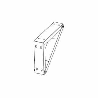 Replacement Bracket for KB Series Heaters, Size A, Black