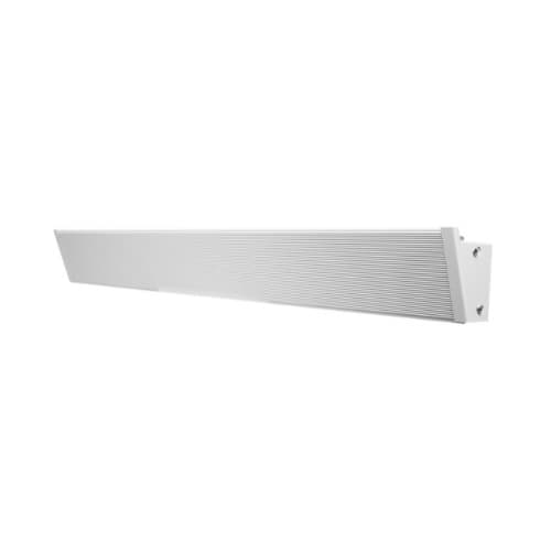 King Electric 24-in 210W Cove Heater, Up to 25 Sq Ft, 120V, White