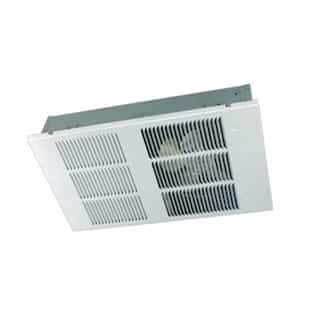 King Electric 2250W/4000W Ceiling Heater w/ T-Bar, Large, 19.2 Amp, 208V, White