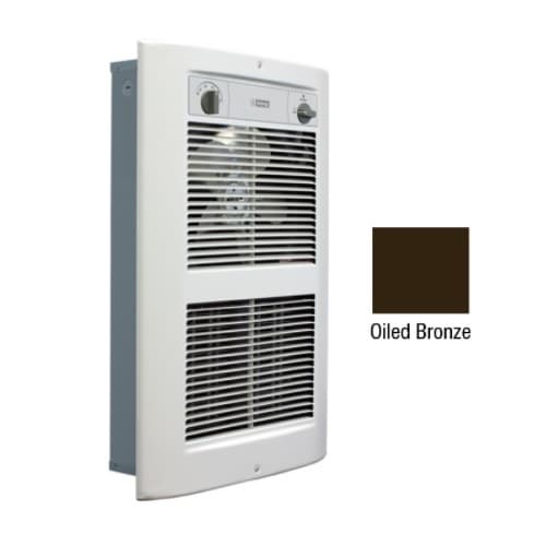 4500W Wall Heater, Large, 275 Sq Ft, 21.6 Amp, 208V, Oiled Bronze