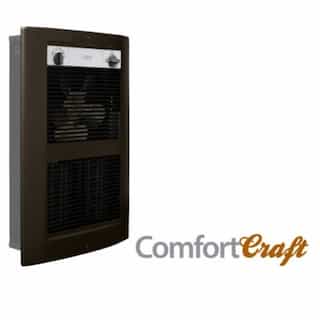 King Electric 2000W/4000W Designer Wall Heater, Large, 277V, Oiled Bronze