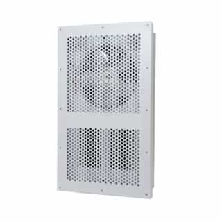 King Electric 1250W/1500W Vandal Resistant Heater w/ TP STAT & Disc., 120V, White