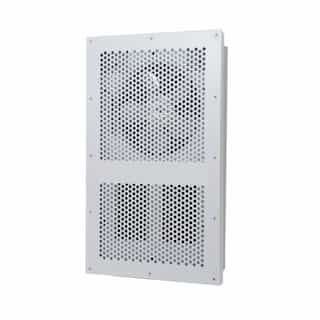 King Electric 500W/2000W Vandal Resistant Heater w/ TP Thermostat, 208V, White