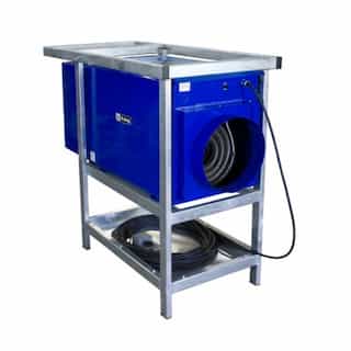10kW Portable Unit Heater, Up to 1000 Sq Ft, 1000 CFM, 1 Phase, 208V