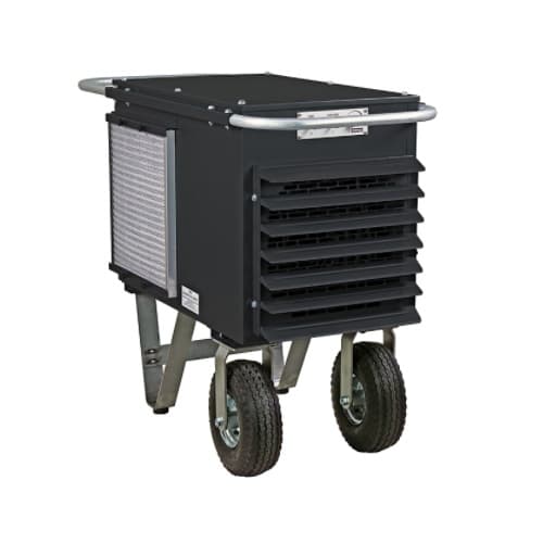 10kW Wheeled Unit Heater, 1000 Sq Ft, 1000 CFM, 3 Phase, 208V/240V