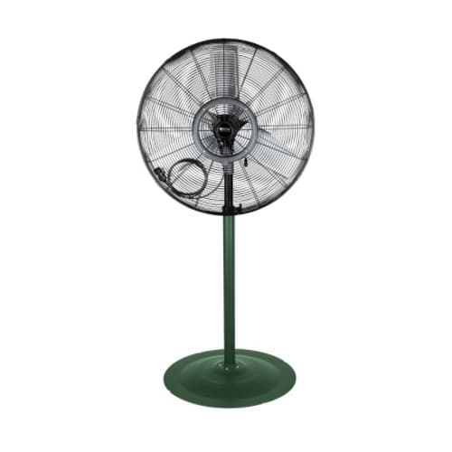 24-in Commercial High Velocity Oscillating Fan w/ Pedestal