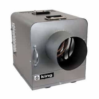 King Electric 10kW Ductable Industrial Portable Unit Heater, 3-Ph, 725 CFM, 12A, 480V