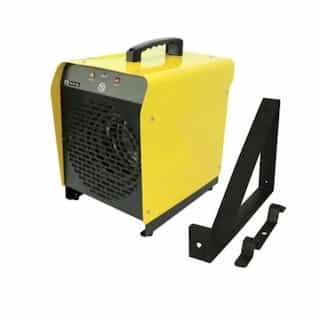 King Electric 4000W Portable Garage Heater w/ 240V Plug, 500 Sq Ft, 300 CFM, 16 Amp, 208V/240V, Yellow