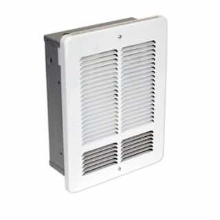 King Electric 500W/1000W Economy Wall Heater (No Wall Can), 125 Sq Ft, 120V, White