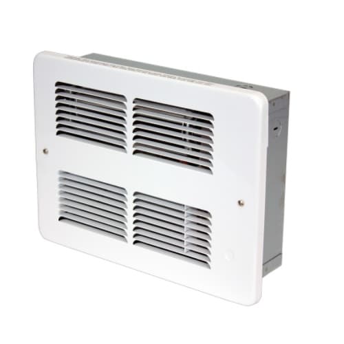 500W/1000W Small Wall Heater (Interior ONLY), 125 Sq Ft, 75 CFM, 120V