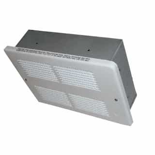 500W/1000W Small Ceiling Heater, 125 Sq Ft, 70 CFM, 120V, White