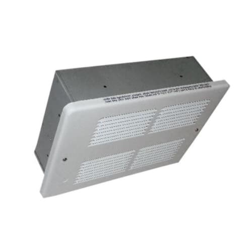 1000W Small Ceiling Heater, 125 Sq Ft, 70 CFM, 4.2 Amp, 208V/240V, White