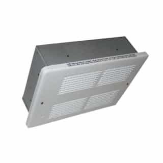 1000W Small Ceiling Heater, 125 Sq Ft, 70 CFM, 4.2 Amp, 208V/240V, White
