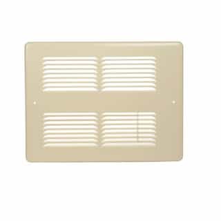 Grill for Small Wall Heater, Almond