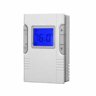 Programmable Thermostat w/Sensor, WRP Series, 3-Wire, 16A, 208V-240V