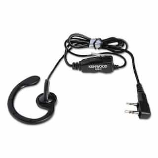 Kenwood C-Ring Ear Hanger with push-to-talk and Mic