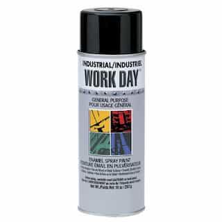 Sprayon Flat Black Industrial Work Day Enamel Paint