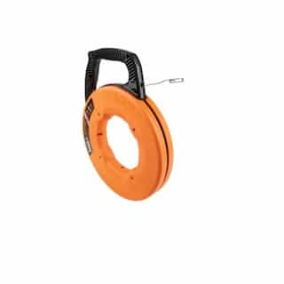 Klein Tools 240-Ft Steel Fish Tape w/ Case, ORG